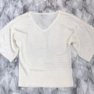 NY&CO Cream Kimono Sleeve Sweater